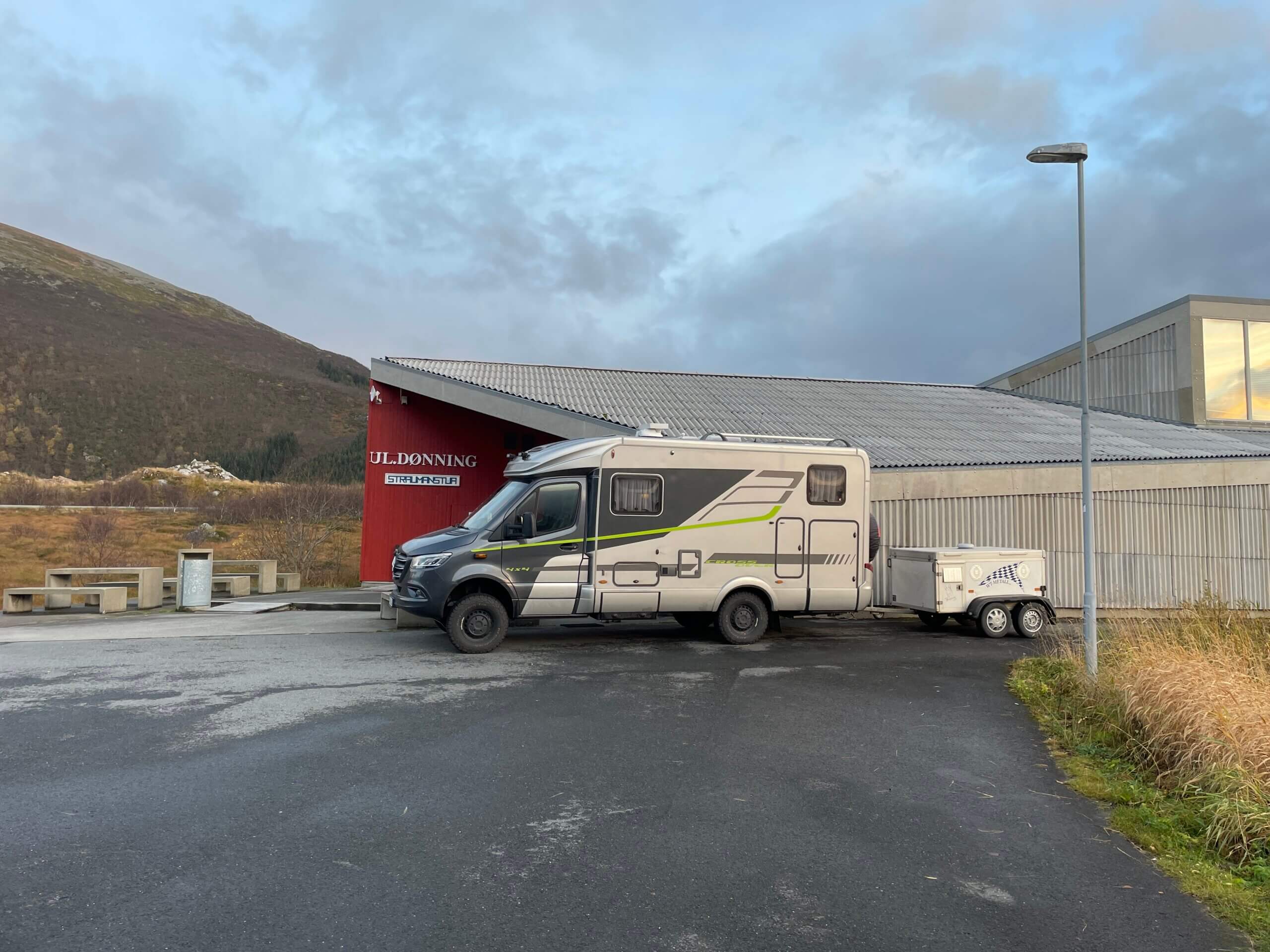 free motorhome parking Norway
