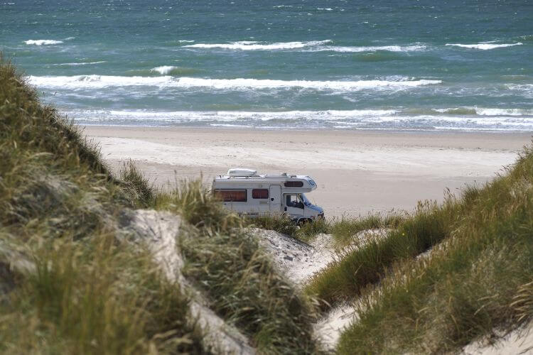 Factors to Consider Before Parking a Caravan on the Beach