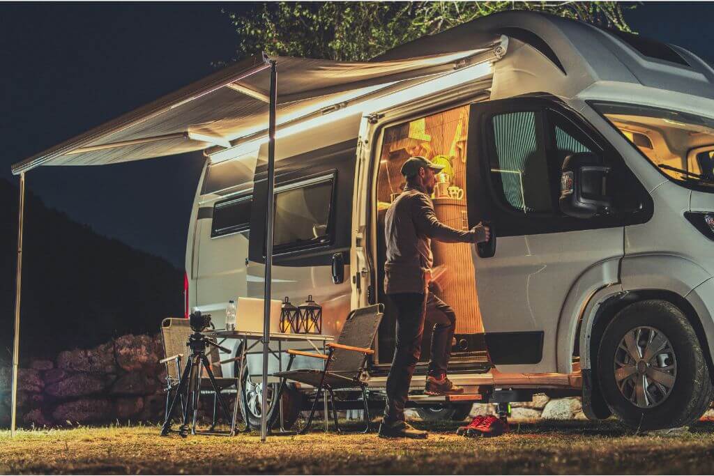 Overnight motorhome parking in France